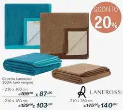 Al Pentolone Coperta Lanerossi 100% lana vergine offerta