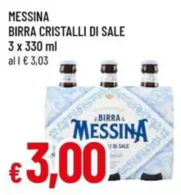 A&O Messina birra cristalli di sale offerta
