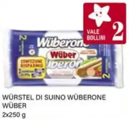 Il Gigante Würstel di suino wüberone WÜBER offerta