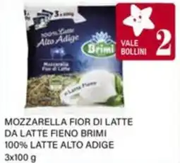 Il Gigante Mozzarella fior di latte da latte fieno brimi 100% latte alto adige offerta