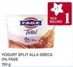 Il Gigante Yogurt split alla greca 0% FAGE offerta