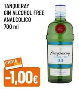 A&O Tanqueray gin alcohol free analcolico offerta