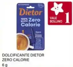 Il Gigante Dolcificante dietor zero calorie offerta