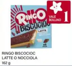 Il Gigante Ringo biscocioc latte o nocciola offerta