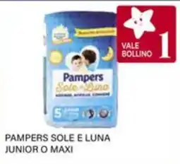 Il Gigante Pampers sole e luna junior o maxi offerta