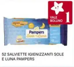 Il Gigante 52 salviette igienizzanti sole e luna PAMPERS offerta
