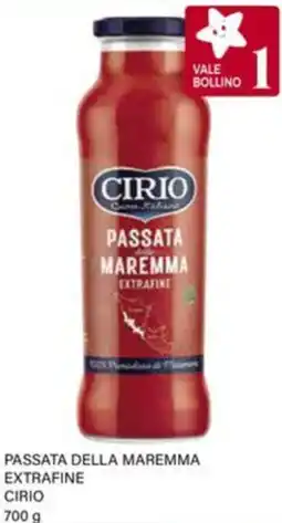 Il Gigante Passata della maremma extrafine CIRIO offerta