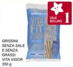 Il Gigante Grissini senza sale e senza grassi vita vigor offerta
