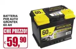 Il Gigante Batteria per auto grüntek 60 AH offerta