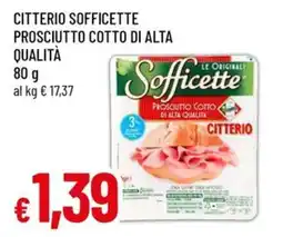 A&O Citterio sofficette prosciutto cotto di alta qualità offerta