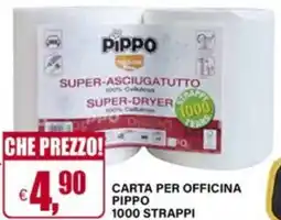 Il Gigante Carta per officina pippo offerta
