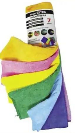Il Gigante Confezione 7 panni in microfibra offerta