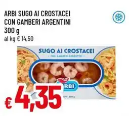 A&O Arbi sugo ai crostacei con gamberi argentini offerta