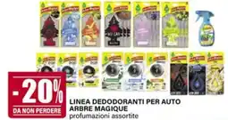 Il Gigante Linea dedodoranti per auto arbe magique offerta