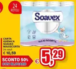 Il Gigante Carta igienica soavex maxiscorta offerta