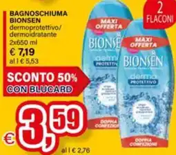 Il Gigante Bagnoschiuma bionsen dermoprotettivo/ dermoidratante offerta