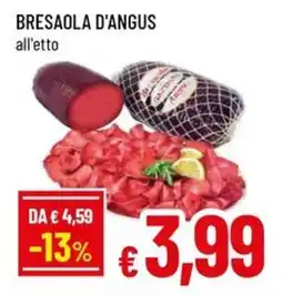 A&O Bresaola d'angus offerta
