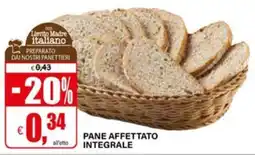 Il Gigante Pane affettato integrale offerta