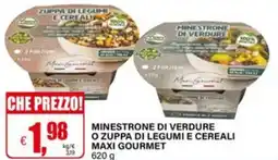 Il Gigante Minestrone di verdure o zuppa di legumi e cereali maxi gourmet offerta