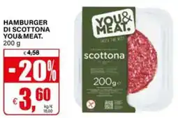 Il Gigante Hamburger di scottona YOU&MEAT. offerta