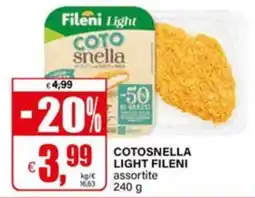 Il Gigante Cotosnella light FILENI offerta