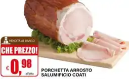 Il Gigante Porchetta arrosto salumificio coati offerta