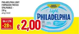 A&O Philadelphia light formaggio fresco spalmabile offerta