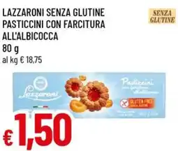A&O Lazzaroni senza glutine pasticcini con farcitura all'albicocca offerta
