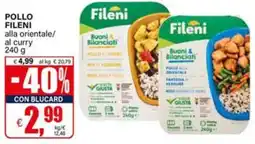 Il Gigante Pollo fileni alla orientale/ al curry offerta