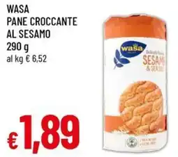 A&O Wasa pane croccante al sesamo offerta