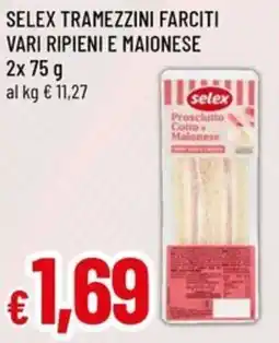 A&O Selex tramezzini farciti offerta