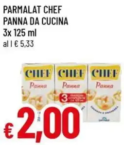 A&O Parmalat chef panna da cucina offerta