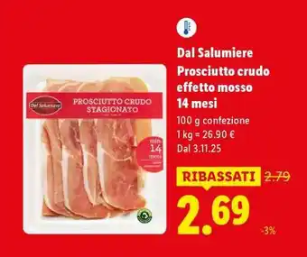 Dal Salumiere Prosciutto crudo effetto mosso 14 mesi