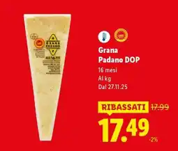 Lidl Grana Padano DOP offerta