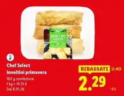 Lidl Chef Select Involtini primavera offerta