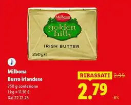 Lidl Milbona Burro irlandese offerta
