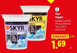 Lidl Skyr Yogurt offerta