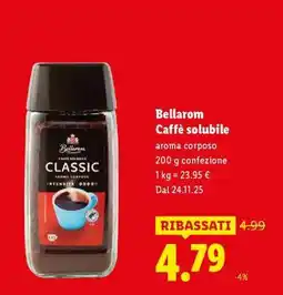 Lidl Bellarom Caffè solubile offerta