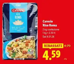 Lidl Carosio Riso Roma offerta