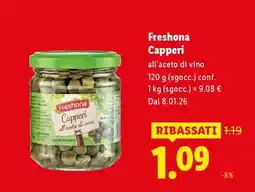 Lidl Freshona Capperi offerta