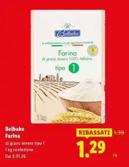 Lidl Belbake Farina offerta