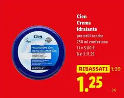 Lidl Cien Crema idratante offerta