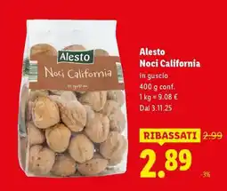 Lidl Alesto Noci california offerta