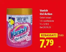 Lidl Vanish Oxi Action offerta