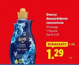 Lidl Doussy Ammorbidente concentrato offerta