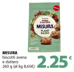 Supermercati Dok MISURA biscotti avena e dattero offerta