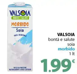 Supermercati Dok VALSOIA bontà e salute soia morbido offerta