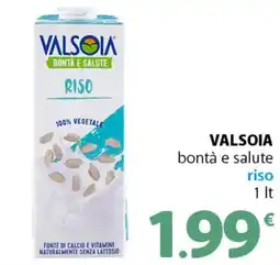 Supermercati Dok VALSOIA bontà e salute riso offerta