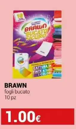 Tigotà BRAWN fogli bucato offerta
