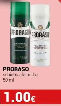 Tigotà PRORASO schiuma da barba offerta